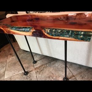 Custom Designerd  Redwood  Table